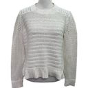 Rag and Bone  Knit Cotton Jumper Crewneck Sweater Pullover White size Medium Photo 0