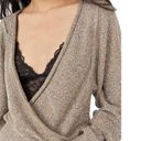 Free People NWT‎  Going for Gold Wrap Sweater in Gold Photo 2