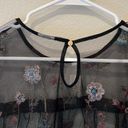 A New Day  Sheer Floral Embroidered Blouse Photo 4