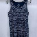 Sonoma 5/$25  Large  blue white print tank b34 Photo 0