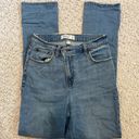 Abercrombie & Fitch Abercrombie '90s Slim Straight Ultra High Rise Jeans Criss Cross Curve Love 26 Photo 3