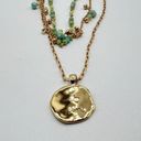 Style & Co  Hammered Disc Beaded Layered Pendant Necklace in Gold MSRP $35 NWT Photo 3