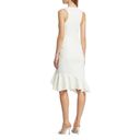 Cinq à Sept  Ruffle Angela Dress in White 0 Womens Bridal Cocktail Photo 11