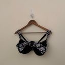 Vince Camuto  Purple Black Floral Padded Bra Size 40D Photo 4