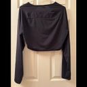 Gymshark Training Long Sleeve Crop Top Size Large Black Photo 1