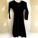 Patagonia  Mini Surplice Dress 3/4 Sleeve V Neck Casual Cotton Black XS Photo 3