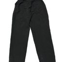 ZARA  Pants Womens Small Black High Rise Belted Tapered Trouser Ankle Photo 3