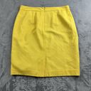 CAbi  Womens Skirt Size 8 Yellow Pencil Mini Boho Chic Career Mature Lagenlook Photo 1