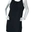 Oleg Cassini  Womens Size 4 Dress Sleeveless Round Neck Pleated Front Black Photo 10