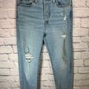 Levi's Levi’s Wedgie Straight Light Wash Jeans 28 distressed 90s Mom Jeans 80s Y2K Photo 0