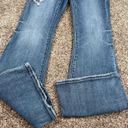 Vervet Flying Monkey Breakaway Flare Jeans High Rise Light Wash Blue Denim Distress 28 Photo 11