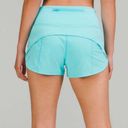 Lululemon  Speed Up High Rise Shorts Electric Turquoise Athletic Short 14 NWT Photo 2