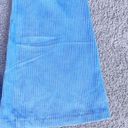 Aerie NWT  Groove Flare Yoga Pants Ribbed Velour Powder Blue Size Small Photo 8