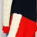 The Moon  & Madison women's color block cropped sweater, size M Photo 1