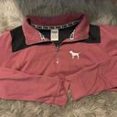 PINK - Victoria's Secret VS Pink Perfect Quarter Zip Pullover Top Shirt Photo 6