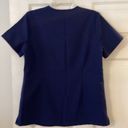 FIGS  top size S excellent condition length 26” bust 36” navy blue Photo 3