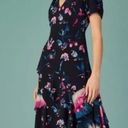 Tanya Taylor Navy Silk Floral Midi Dress NWT Photo 10