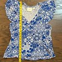 Anthropologie  Maeve Catie Ruffle-Sleeved Tee Size Small Photo 5