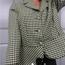 Houndstooth  blazer with neon yellow Photo 1