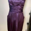 David's Bridal  purple strapless dress size 6 Photo 0