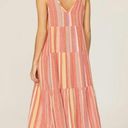 Marine layer NWOT -  Pink Striped Corinne Maxi | Sz Large Photo 2