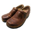 Klogs Naples Infield Choas Brown Leather Comfort Cushion Shoe Womens 9.5 Clogs Photo 3