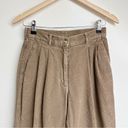 L.L.Bean  Vintage 90s High Waisted Corduroy Tan Front Pleat Trousers Photo 1