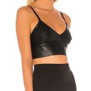 Commando Faux Leather Longline Bralette Photo 4