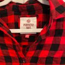 SO Red Plaid Flannel  Photo 3