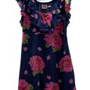 Juicy Couture  Floral Dress Gold Buttons Photo 0