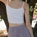 Brandy Melville Purple & White Tie Dyed Skyler Tank Top Photo 2