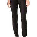 Paige  Hoxton Ankle Skinny Velvet High Waist Jeans Black Overdye Size 24 NEW Photo 0