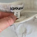 Abound  White CutOff Denim Shorts Distressed size 32 High Waist Photo 3