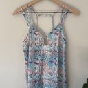 Lovers + Friends  Cutout Colorful Snakeskin Print Strappy Spaghetti Strap Tank S Photo 6