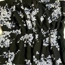 Old Navy EUC  Strapless Floral Maxi Dress, Size Medium, Black, Blue & White Multi Photo 12