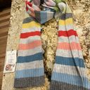 Etcetera Mindy Scarf Angora Lambswool Nylon Viscose Cashmere Cozy Striped New Photo 0