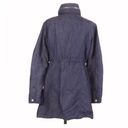 New York & Co. Navy Blue Denim Trench Coat Photo 1