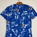 Adidas Dresses  X Farm Rio Butterfly Dress Blue T-shirt Sz XS Photo 10