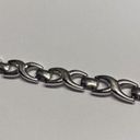 Monet Women’s Vintage - Signed  Costume Silver Tone Bracelet Photo 7