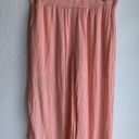 Anthropologie  Maeve Nell Wide Leg Crop Culottes Pink Sz Large Photo 4