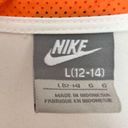 Nike  Women’s White Orange Large Y2K Zip Up Jacket Photo 1