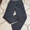 Madewell  Classic straight Jean washed black high rise jeans Photo 0