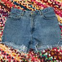 Vintage Ralph Lauren Jeans Co Blue Distressed Cutoff Denim Jean Shorts Photo 1