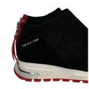 DKNY  Womens Black/Red Stretch Knit Mylo Zip Up Sneakers Size 7.5 EU 38B Photo 1