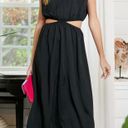 TCEC | Side Cut Midi Dress | L | Black | CD02559 Photo 0