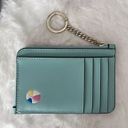 Kate Spade NWT  Poolside Medium L-Zip Card Holder Blue Novelty Photo 1