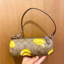 Coach  Nolita Barrel Bag In Signature Canvas With Banana Print Photo 4