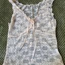 Brandy Melville Pink Laced Singlet Photo 0