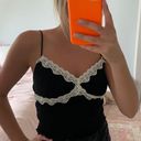 SheIn Lace Black Tank Photo 1