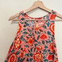 Natori Josie  Floral Tank Top Womens Size S Flowy Back Rayon Multicolor‎ Photo 2